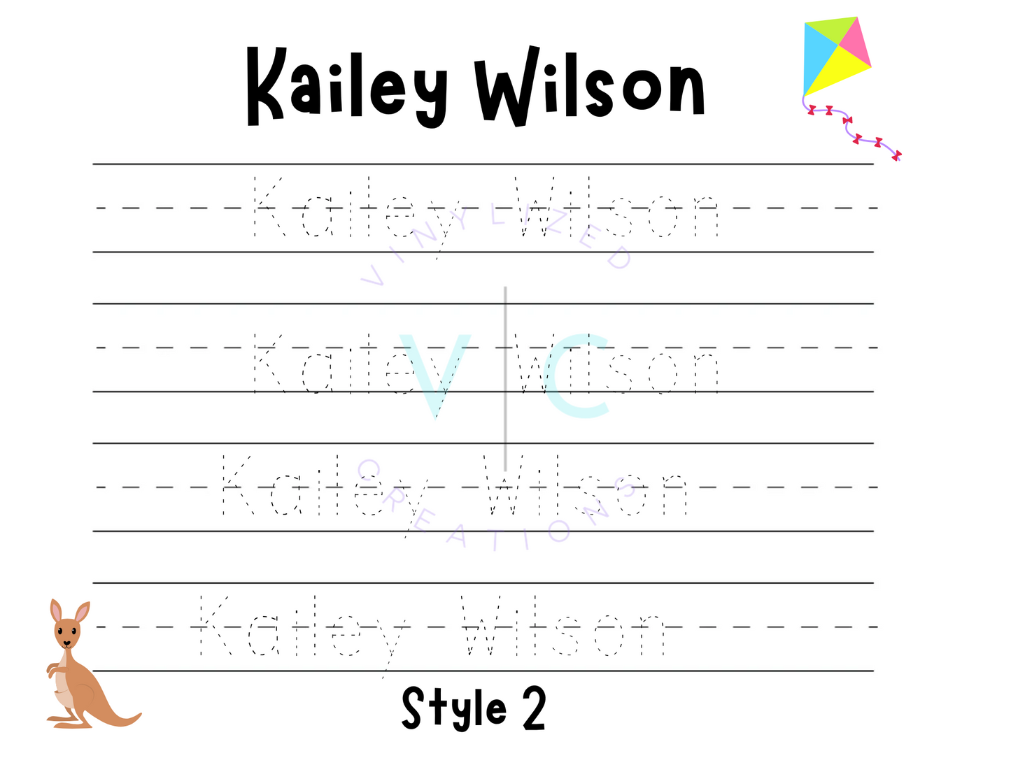 Handwriting Tracing Boards