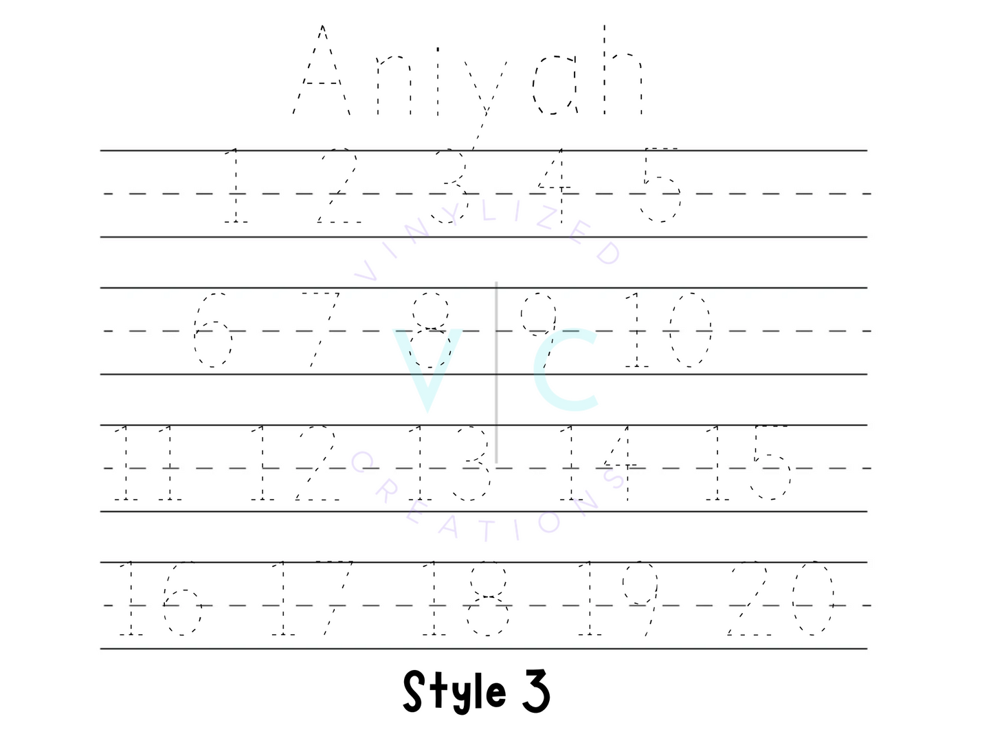 Handwriting Tracing Boards