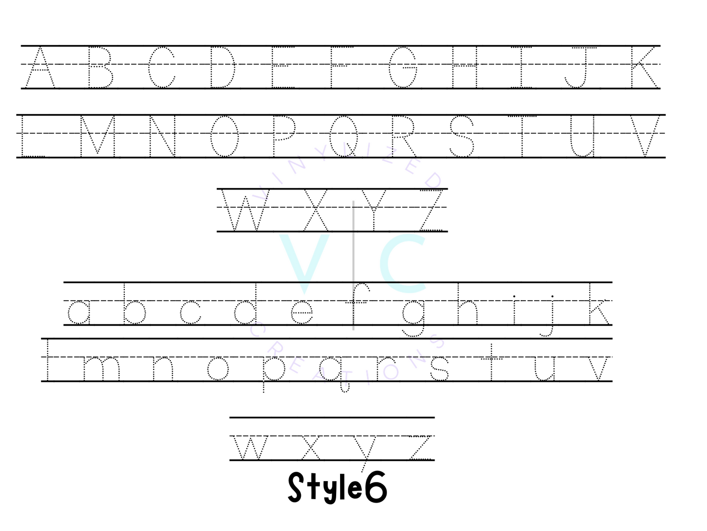 Handwriting Tracing Boards